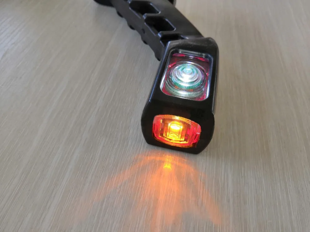 2 шт. Красный Янтарный Белый 4 Led бар светильник s резиновая база лампа боковой маркер контур светильник трейлер грузовик Фонарь для грузовика 10-30 в