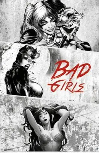 DC COMICS BAD GIRLS Харли Куинн Женщина кошка Шелковый плакат декоративный настенный