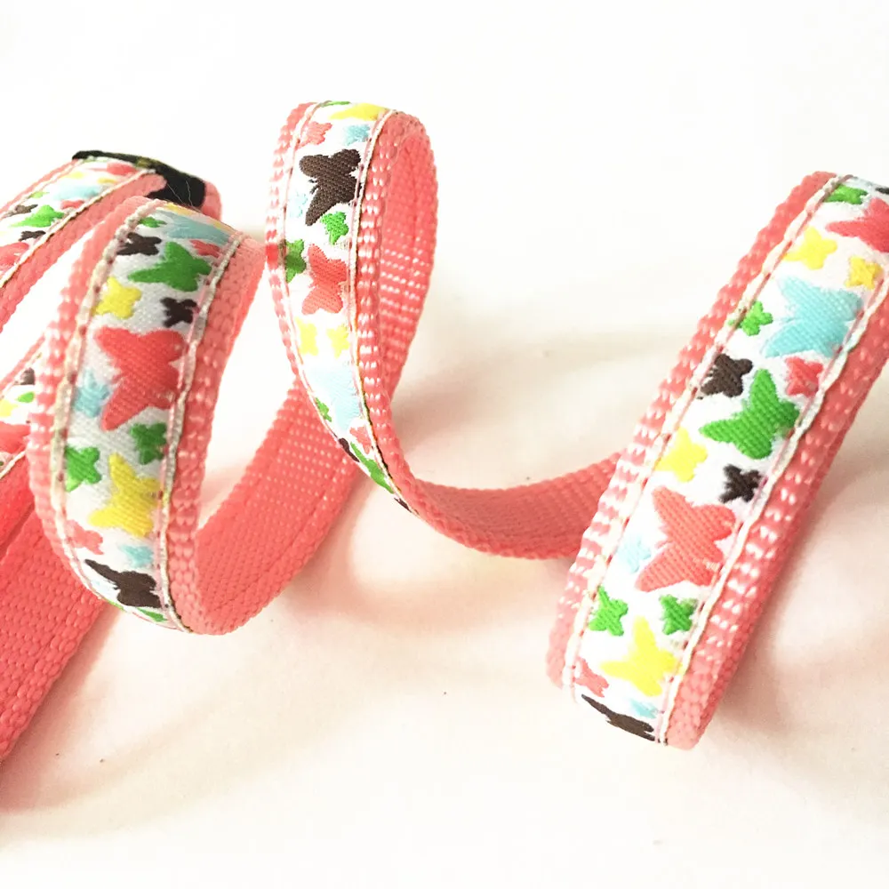 Нейлоновая детская одежда с рисунком бабочки|dog collar leash|collar leashdog |