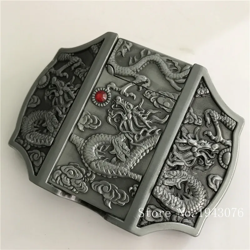 Розничная продажа новый стиль высокое качество 3D серебряная зажигалка с