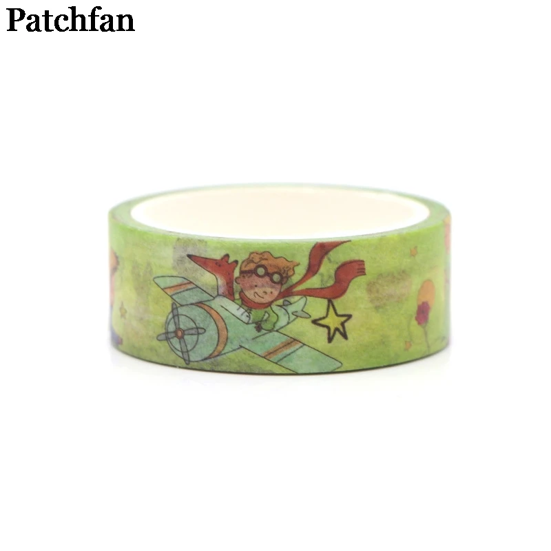 Patchfan Маленький принц мультфильм милый забавный DIY Скрапбукинг дети клейкая бумага Васи маскирующая Лента Печатный шаблон наклейки a80