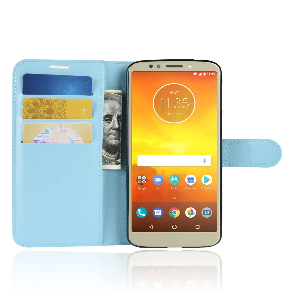 YINGHUI для Motorola Moto E5 G6 Play 5 2 &quotЧехол кожаный флип-чехол телефона кошелек