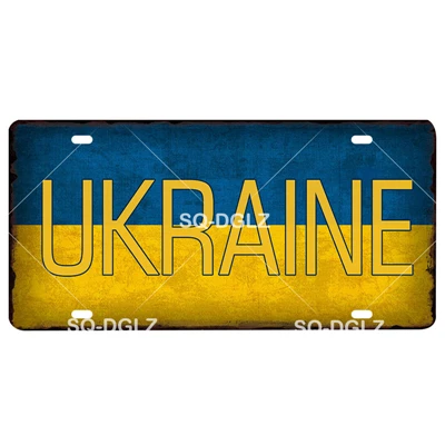 [SQ-DGLZ] наш национальный флаг украшение стены оловянный знак флаг страны металлический знак домашний декор живопись таблички плакат - Цвет: 0583