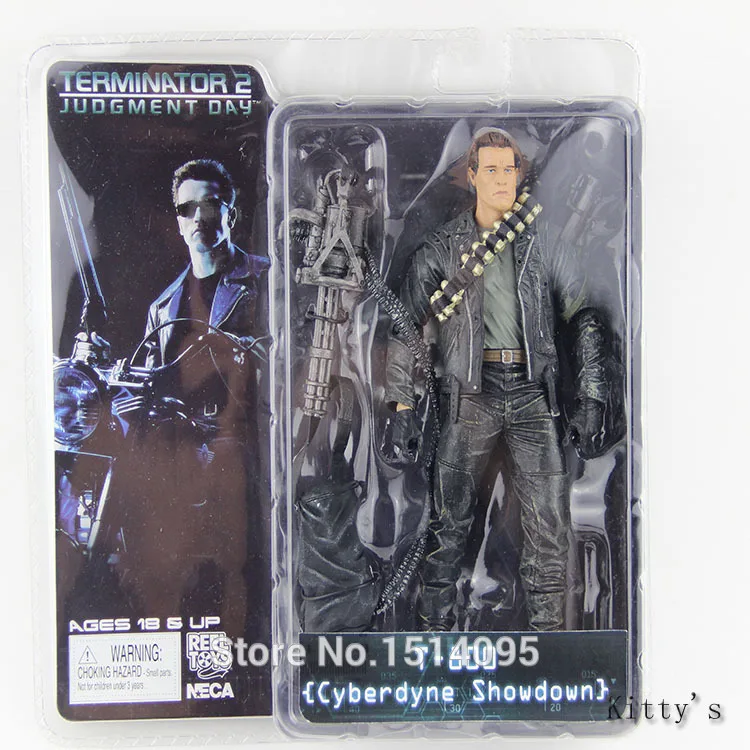 NECA Терминатор 2 фигурка T-800/T-1000 ПВХ фигурка игрушка модель игрушки 7 типов 18 см - Цвет: B