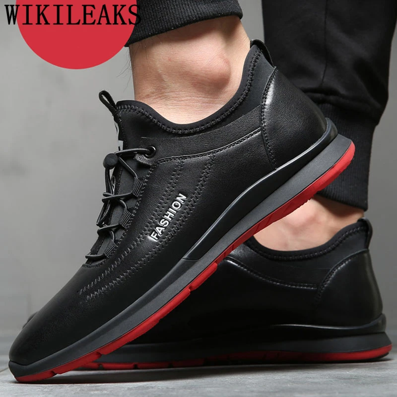 Designer Shoes Mens Casual Leather Black Sneakers Winter Men 2022 Brand Short Plush | Обувь