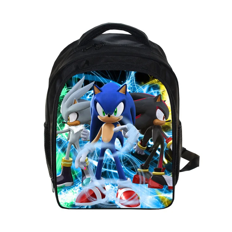 13 дюймов мультфильм Марио Bros Sonic Boom дети рюкзак в детский сад школьная сумка дети печать рюкзаки для девочек и мальчиков Mochila