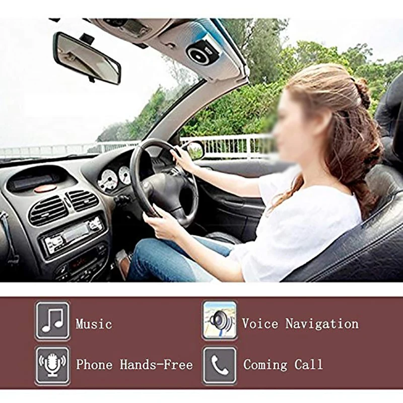 Авто Bluetooth громкая связь беспроводной портативный автомобиль движение ON с HD
