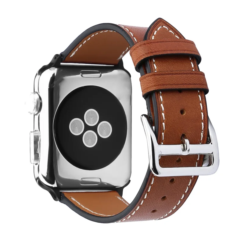 Натуральная кожа часы ремешок для Apple Watch IWatch серии 1 2 3 4 из натуральной кожи