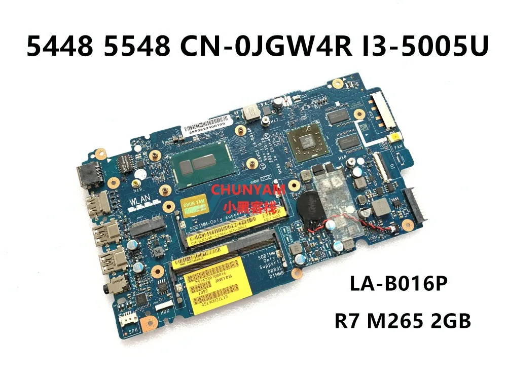Kefu CN-0JGW4R JGW4R для Dell Inspiron 5448 5548 Материнская плата ноутбука ZAVC1 LA-B016P rev: 1,0 I3-5005U материнская плата полный тест