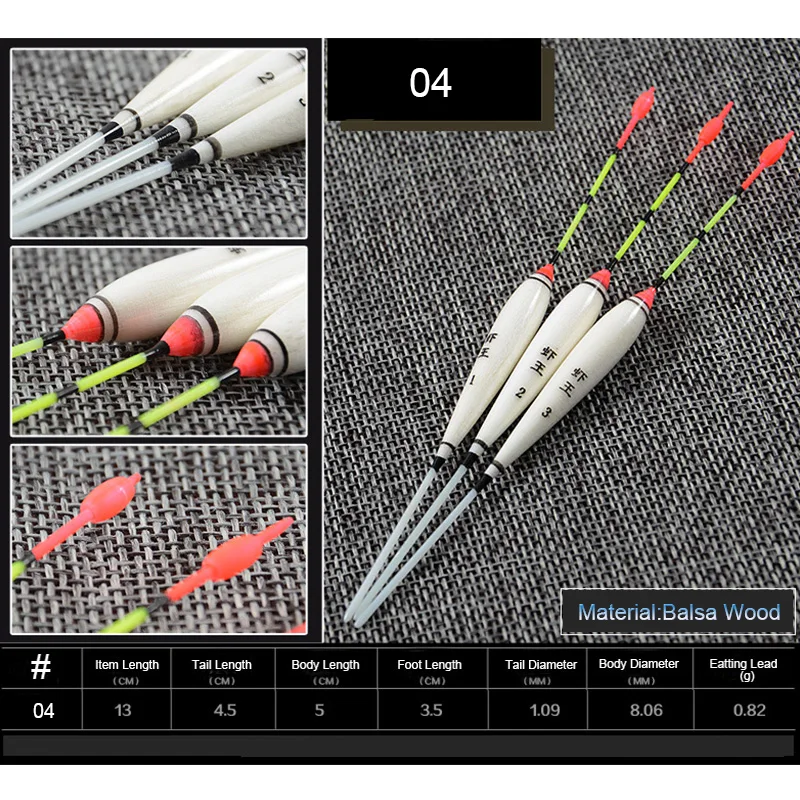 3 шт./лот Рыболовные Поплавки пресноводная мелководная рыба 1 # поплавок
