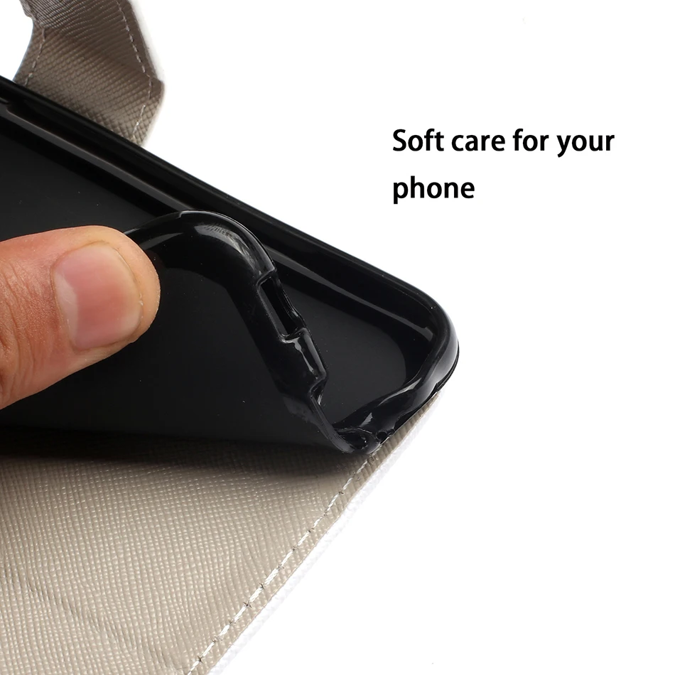 Милый мультяшный кошелек с котом для iPhone 5 Женский Чехол 6 s 7 8 Plus X 10 Xr XS Max чехол Samsung