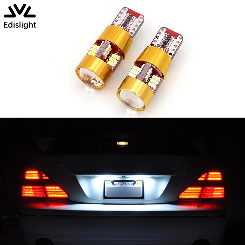 Светильник Edis T10 194 W5W 27SMD светодиодный светильник номерного знака для Toyota Camry Corolla