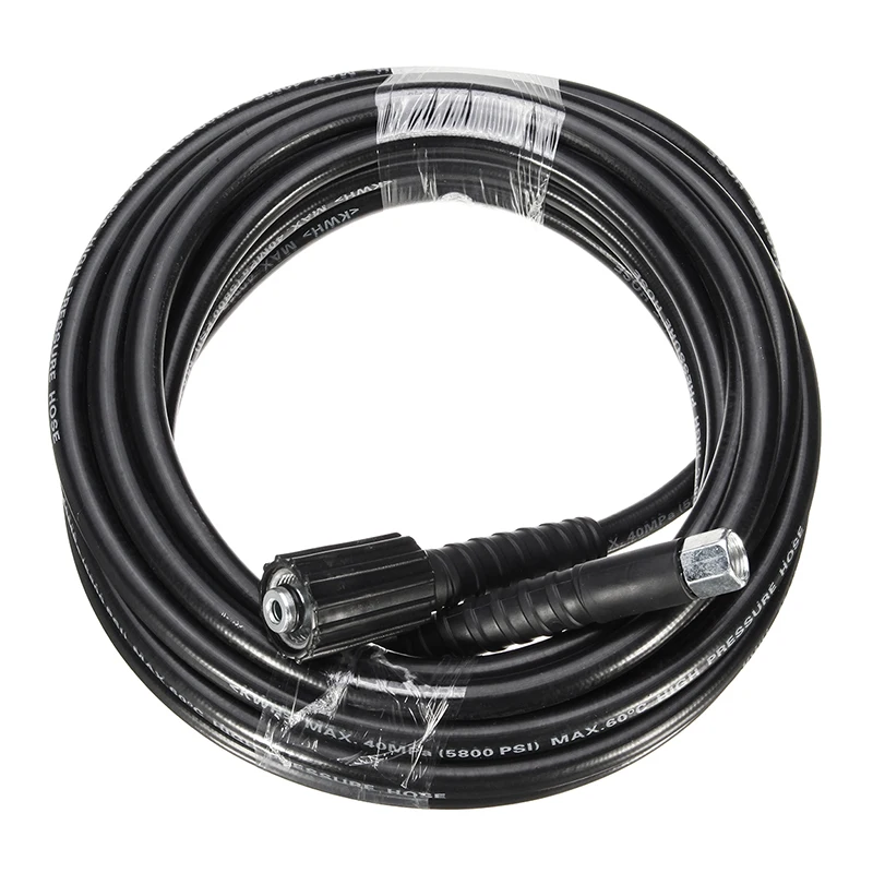Шланг для мойки высокого давления черный 8 м 160 бар 2320PSI M22|Катушки модули и