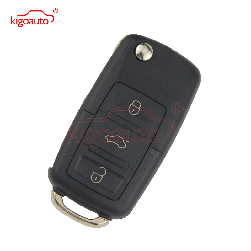 1KO959753N флип ключ HU66 3 кнопки 434 МГц для VW Jetta Passat 50 Вт 1KO 959 753 N дистанционный kigoauto|buttons