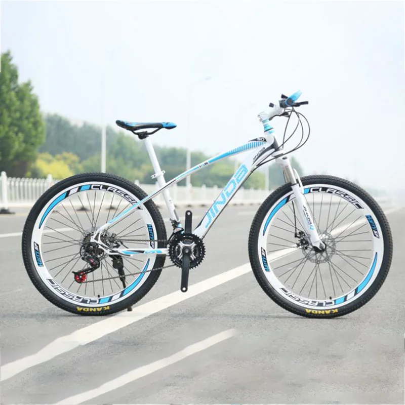 Günstig 24/26 Zoll 21 Geschwindigkeit Speichen Rad Erwachsene Berg Disc Brems Dämpfung Variabler Geschwindigkeit Fahrrad