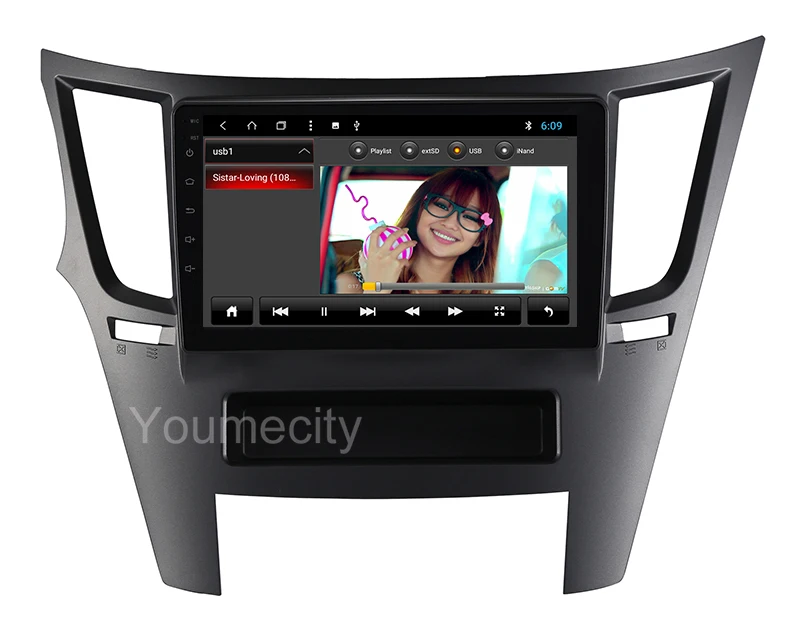 Автомобильный dvd-плеер Android 9,0 для Subaru Legacy Outback 2009 2010- gps Радио Видео мультимедийный плеер емкостный ips экран RDS