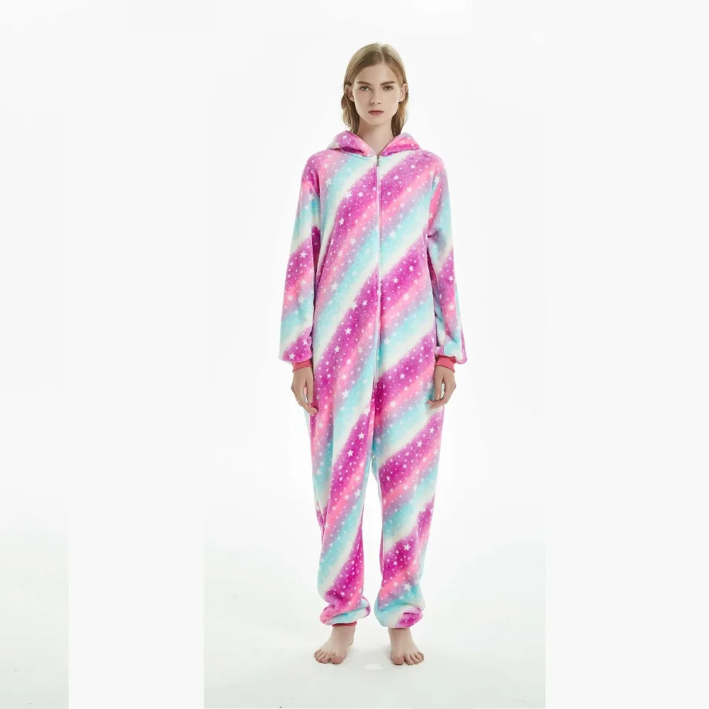 2018 Новый Onesie Оптовая продажа животных Kigurumi Stitch Star Единорог onesies взрослых унисекс