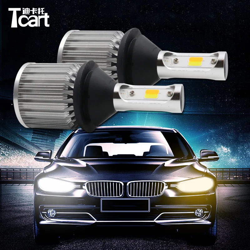 Tcart 2 шт. Автомобильные светодиодные дневные ходовые огни DRL указатели поворота T20