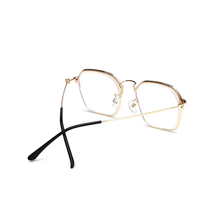 

Zilead Polygon Finished Myopia Glasses Women&Men Alloy Shortsighted Prescription Spectacle Nearsighted Eyeglasses +1.0to+4.0