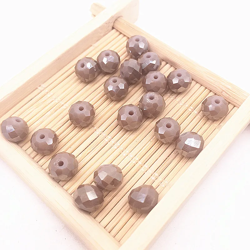 Круглые граненые шарики Rondelle для изготовления ювелирных изделий браслета и