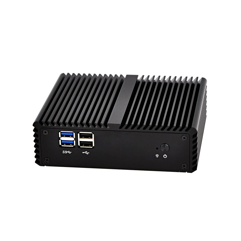 Qotom Мини ПК Intel Core 5005U i3 4010y i5 4200y 4200U Linux Безвентиляторный мини промышленный