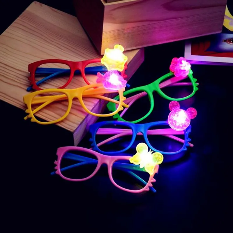 

Flashing Shutter Glasses Cartoon Light- Eye Glasses Decorations Glow Party Christmas Xmas Halloween birthday wedding