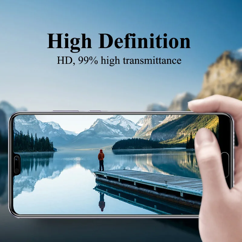 5D для huawei p 20 lite защитное стекло p20 pro защита экрана на безопасность huwai закаленное
