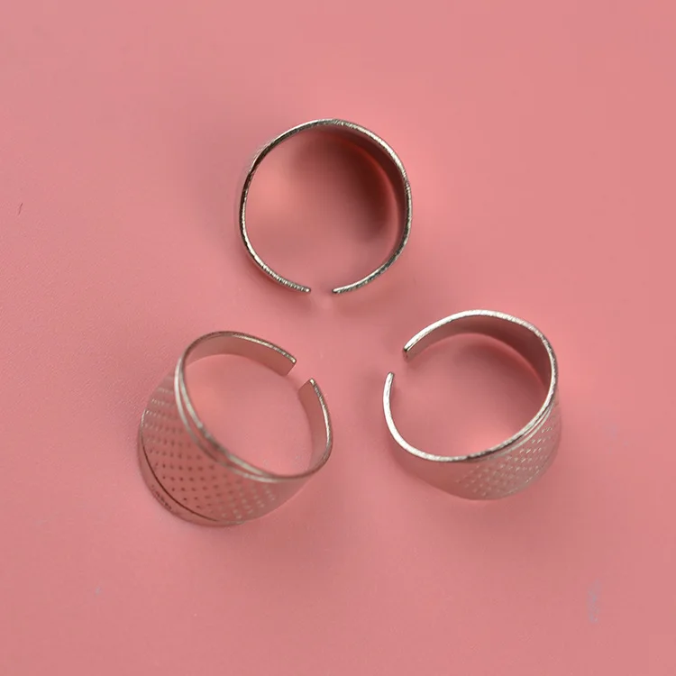 4 шт. бытовые швейные инструменты DIY серебряное кольцо наперсток защита для