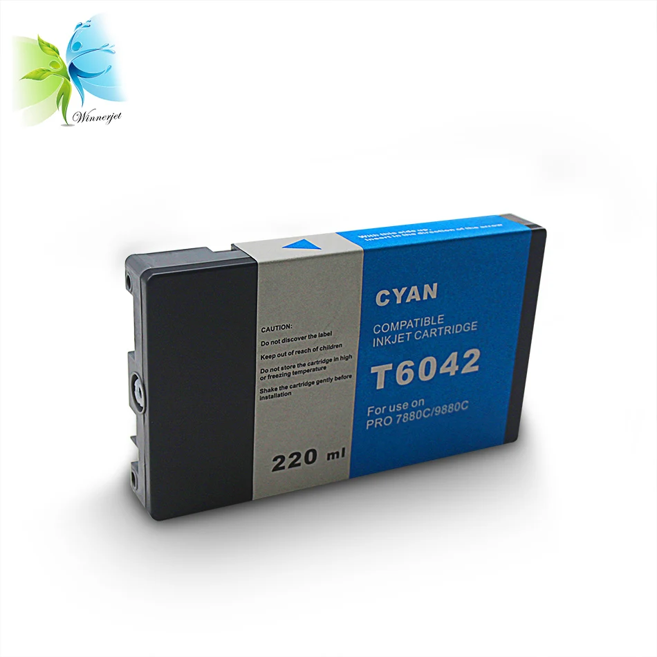 WINNERJET для принтера Epson 7880 9880 совместимый картридж с чернилами 220 мл T6031 T6038 T6032 T6033