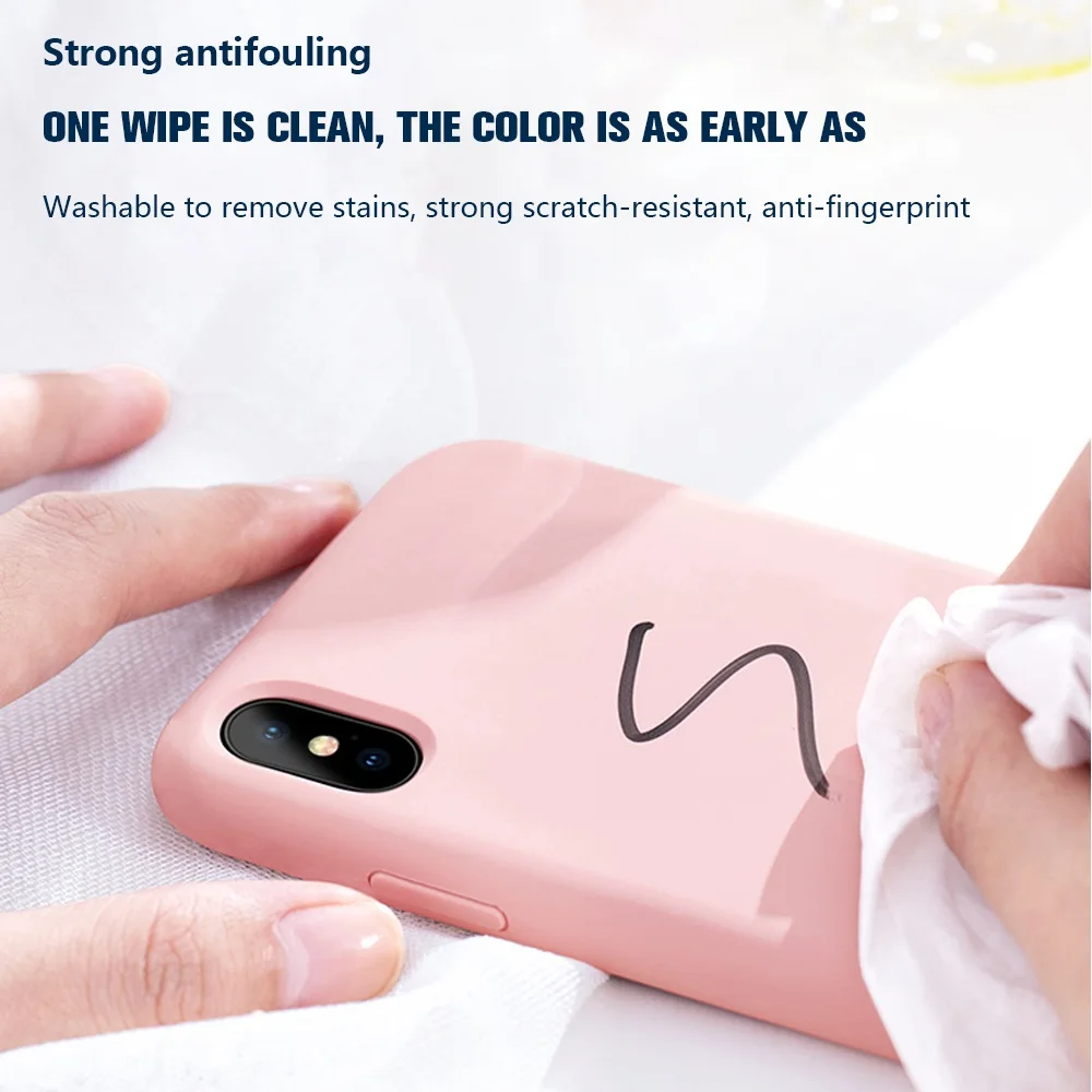 Чехол для Iphone XS Max чехол 7 8 Plus силиконовый Оригинальный Роскошный X XR 6 6S Coque Not