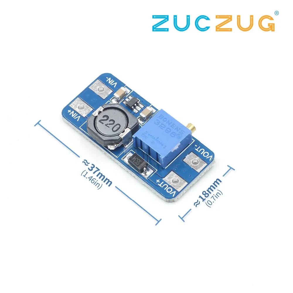 MT3608 DC Step Up усилитель конвертера Питание модуль Boost повышающий доска Макс выход 28В