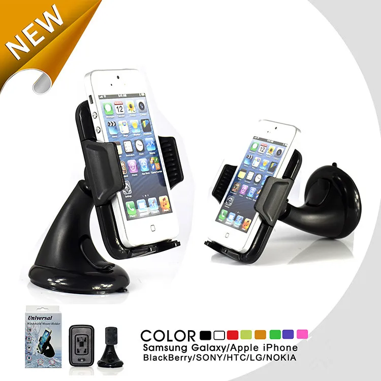 Вращающийся на 360 градусов Автомобильный держатель для телефона присоске