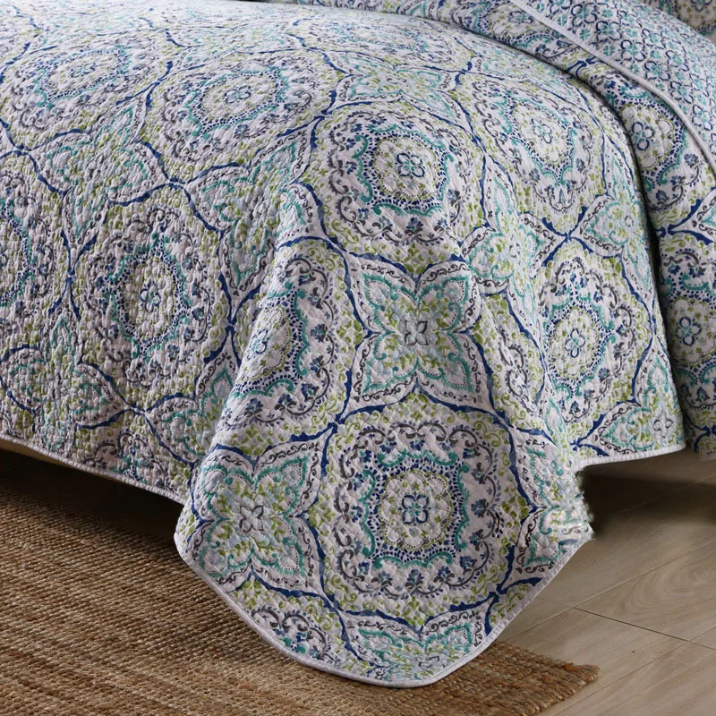 CHAUSUB покрывало винтажные покрывала комплект из 3 предметов Хлопковое одеяло на