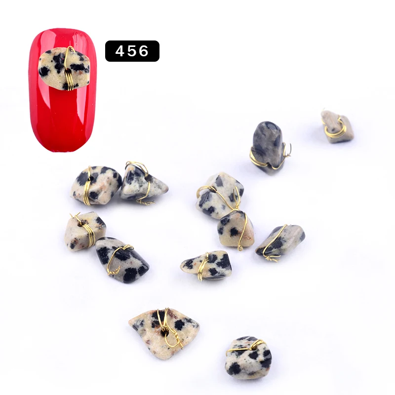 10 _ Последняя мода медный проводной натуральный камень украшения для дизайна