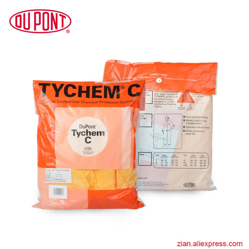 DuPont C Тип 3 химическая защитная одежда высокая концентрация неорганические