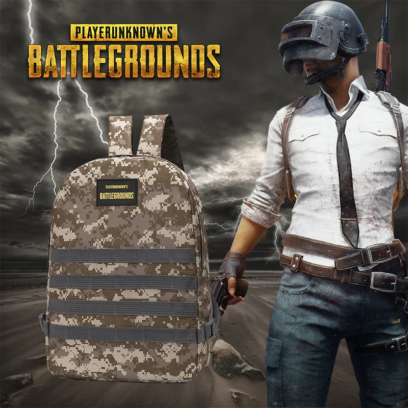 PUBG 3 уровня пустынный рюкзак Камуфляжный нейлоновый мужской большой емкости