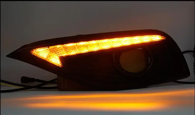 Указатель поворота светильник стиль реле 12V авто светодиодный DRL Габаритные огни противотуманная фара для Хонда сrv CR-V 2012 2013