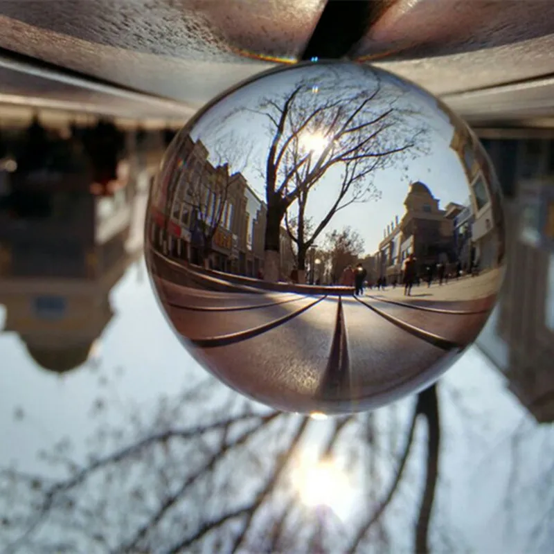 

Magic Photography Crystal Glass Ball Props Equipment Gadget for Reverse Image Photograph Take Picture Table Home Decor Geomancer