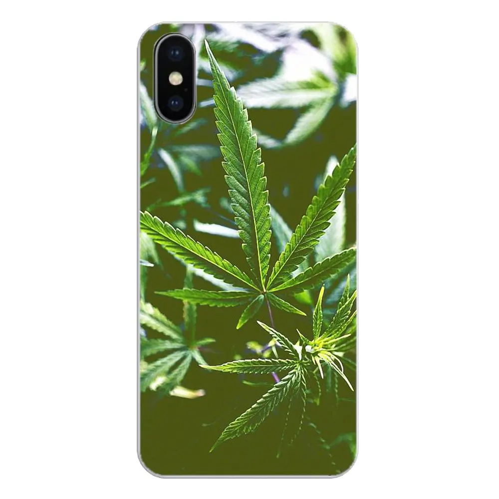 Чехол для телефона из силикона с рисунком дыма и травы листьев Apple iPhone 4 4S 5 5S 5C SE 6 6S