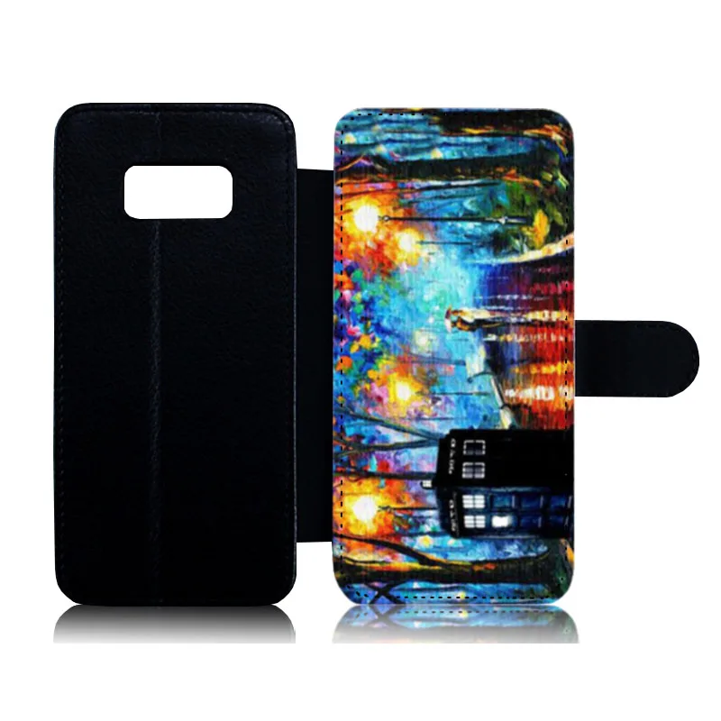 Чехол книжка с принтом Doctor Who In The Rain кожаный магнитный чехол для Samsung Galaxy S8 S8Plus