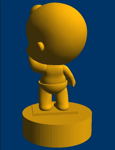 3D модель STL CNC компьютерная резьба рельефная скульптура мультяшная фигура Henry bigg |