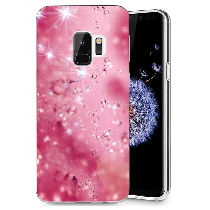 Чехол для телефона с вишневым цветком Samsung Galaxy S9 S9Plus S8 Plus S7 edge Note8 сумка Красивая