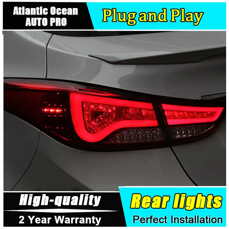 Car Styling for Hyundai Elantra Taillights BMW Design New MD Tail Lamp Rear Fog Light For 1Pair 4PCS | Автомобили и мотоциклы