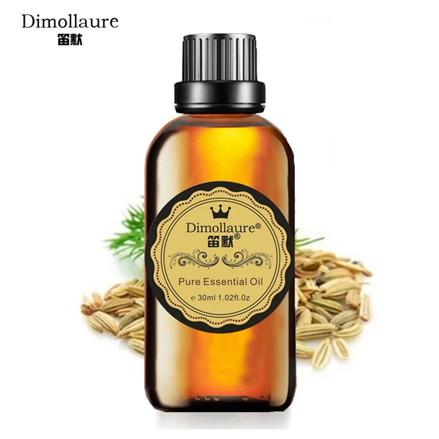 Dimollaure Эфирное масло фенхеля афродизиак снимает живот спа массаж тела