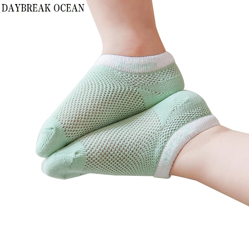 Spring Summer Ultrathin Breathable 0-2Y Star Moon Mesh Socks Toddler Newborn Infant Kids Boy Girl Soft Cotton Baby | Детская одежда и