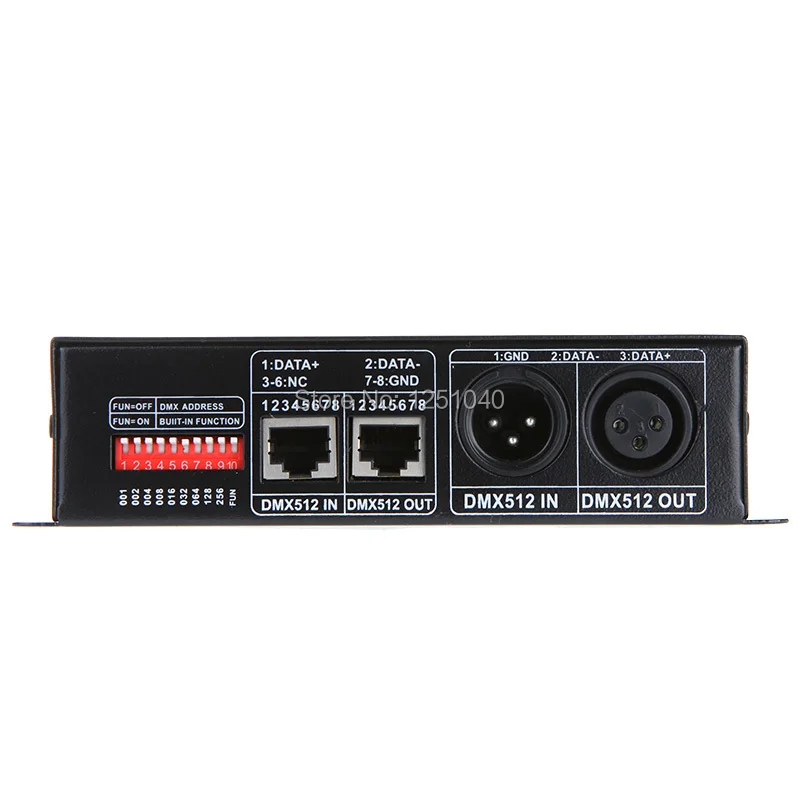 DC 12V 24V 4 канала DMX декодер светодиодный контроллер для RGB 5050 3528 полосы светильник и