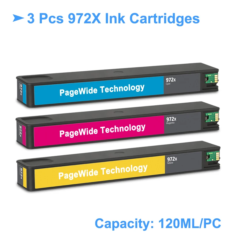 [Сторонний бренд] для HP 972X 972XL сменный чернильный картридж PageWide Pro 352dw 452dn 452dw 377dw 477dn