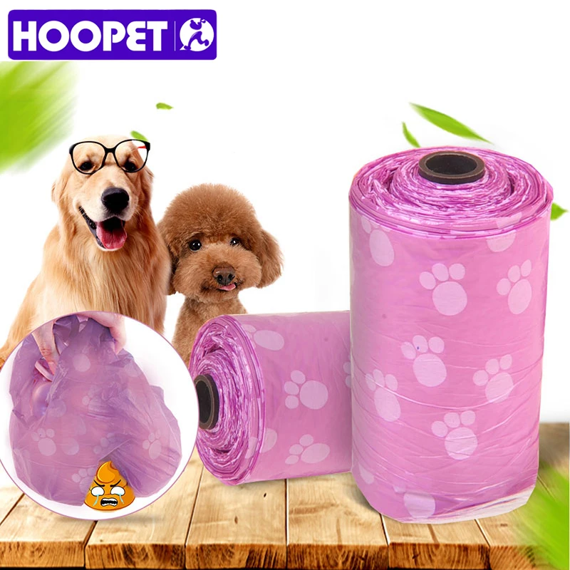 HOOPET мусорная сумка для домашних животных мусора собак и кошек 4 упаковки в мешок