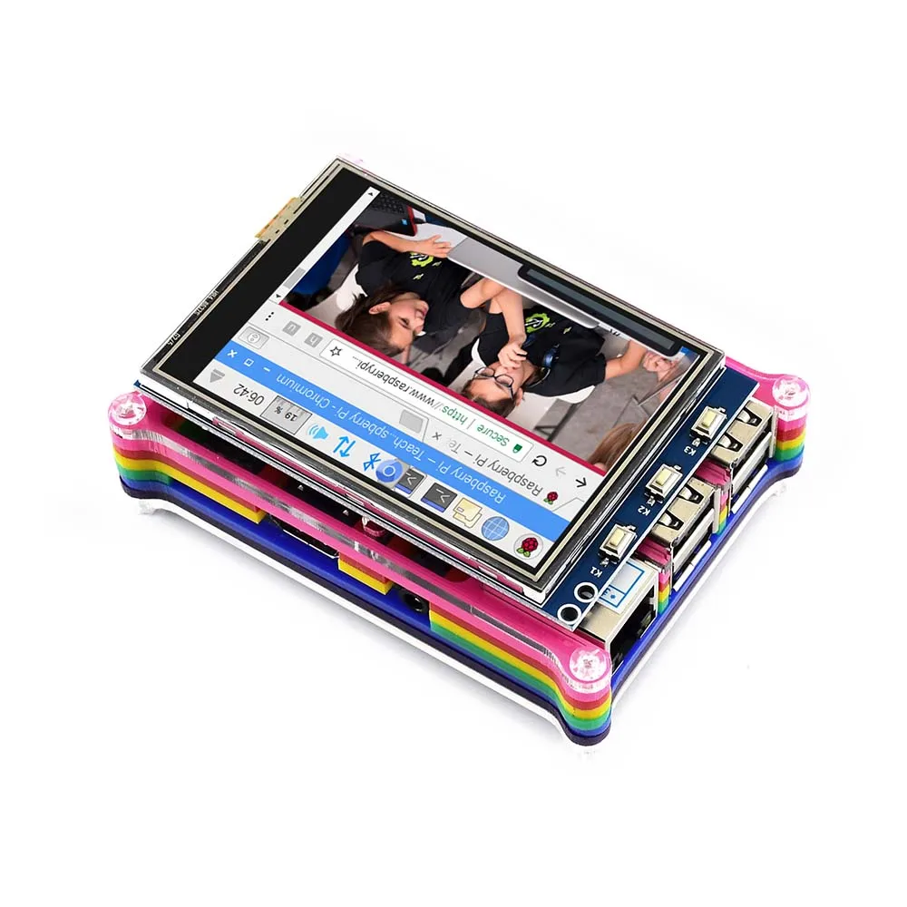 3 2 дюймовый сенсорный экран TFT LCD для Raspberry P 25MHz высокоскоростной SPI 320x240 Аппаратное