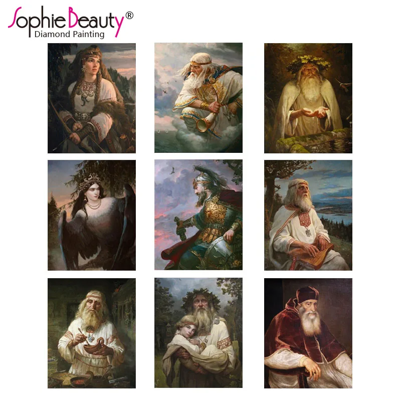 Sophie Beauty Diy Алмазная картина вышитая крестом ручная работа Вышивка Модный Русский